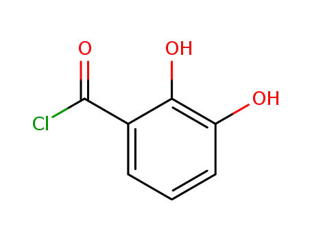 Molecular Structure of 66168-85-2 (Benzoyl chloride, 2,3-dihydroxy- (9CI))