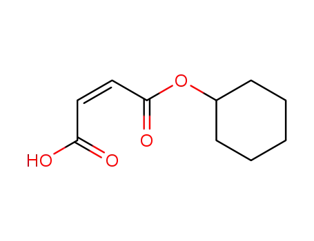 Molecular Structure of 2424-59-1 (cyclohexyl hydrogen maleate)
