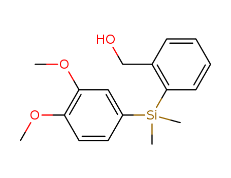 {2-[(3,4-Dimethoxyphenyl)dimethylsilyl]-phenyl}methanol