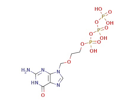 2-[(2-amino-6-oxo-3H-purin-9-yl)methoxy]ethyl[hydroxy(phosphonooxy)phosphoryl] hydrogen phosphate