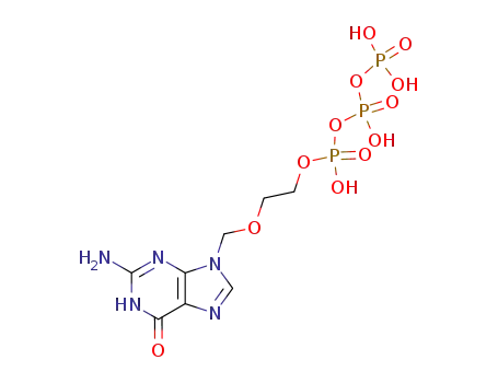 Molecular Structure of 66341-18-2 (acyclovir triphosphate)