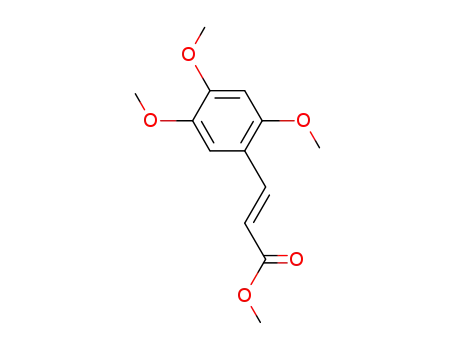 2-Propenoic acid, 3-(2,4,5-trimethoxyphenyl)-, methyl ester, (E)-
