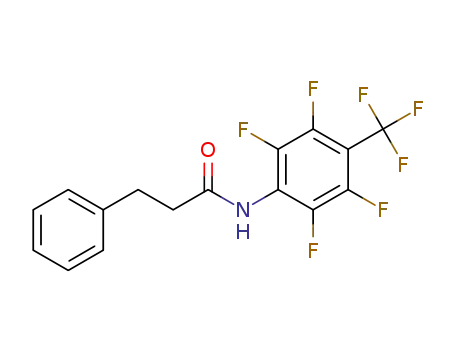 3-phenyl-N-(2,3,5,6-tetrafluoro-4-(trifluoromethyl)phenyl)propanamide