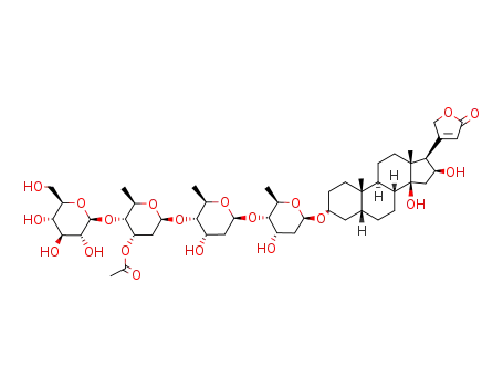 Molecular Structure of 17575-21-2 (LANATOSIDE B)