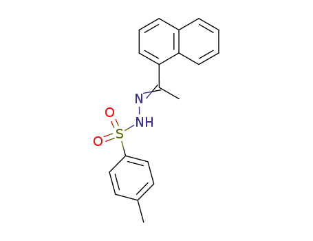 Molecular Structure of 102421-44-3 (4-methyl-N'-(1-(naphthalen-1-yl)ethylidene)benzenesulfonohydrazide)