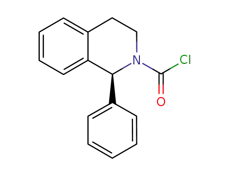 Molecular Structure of 1195949-26-8 ((s)-1-phenyl-1,2,3,4-tetrahydroisoquino-linecarbonylchloride)