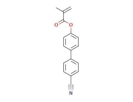 2-Propenoic acid, 2-methyl-, 4'-cyano[1,1'-biphenyl]-4-yl ester                                                                                                                                         