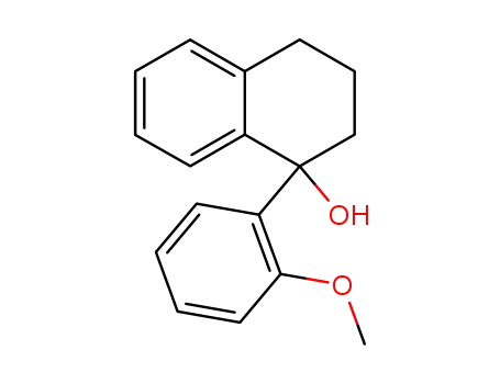 Molecular Structure of 408313-37-1 ((+/-)-1-Hydroxy-1-(2-methoxy-phenyl)-1.2.3.4-tetrahydro-naphthalin)