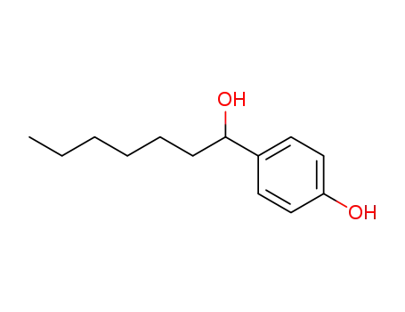 Molecular Structure of 106379-86-6 (4-(1-hydroxyheptyl)phenol)