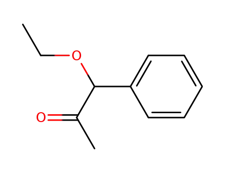 Molecular Structure of 21165-34-4 (2-Propanone, 1-ethoxy-1-phenyl-)