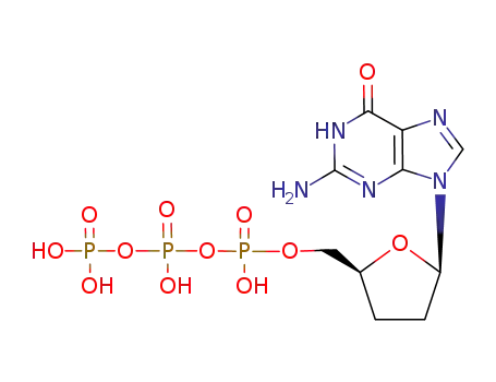 Molecular Structure of 68726-28-3 (2' 3'-DIDEOXYGUANOSINE 5'-TRIPHOSPHATE S)