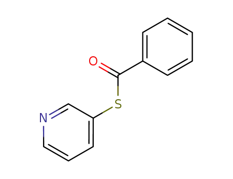 Molecular Structure of 93056-12-3 (S-(3-pyridyl) benzothioate)
