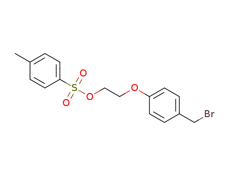 Molecular Structure of 1343413-04-6 (2-(4-bromomethylphenoxy)ethyl 4-methylbenzenesulfonate)