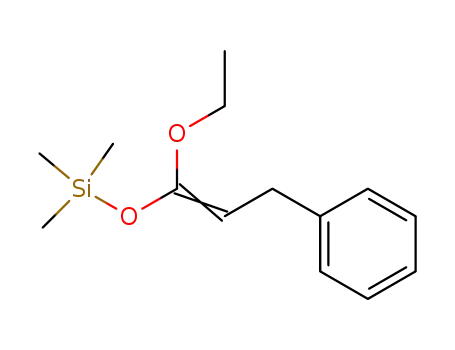 Molecular Structure of 104910-33-0 (Silane, [(1-ethoxy-3-phenyl-1-propenyl)oxy]trimethyl-)