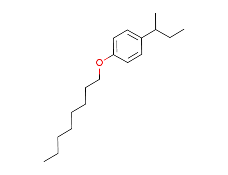 Molecular Structure of 148924-08-7 (1-sec-butyl-4-(octyloxy)benzene)