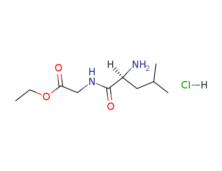 Glycine, N-L-leucyl-, ethyl ester, monohydrochloride