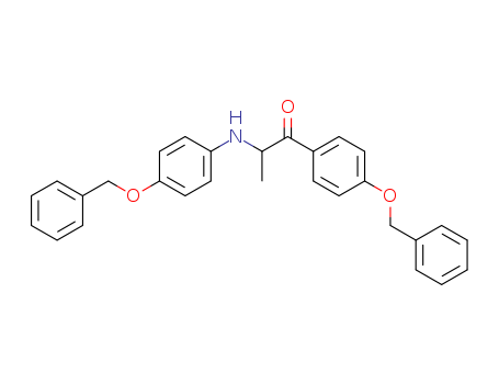 1-(4-benzyloxyphenyl)-2-(4-benzyloxy-phenylamino)-1-propanone