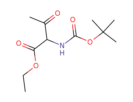 (2RS)-tert-butoxycarbonylamino-3-oxo-butyric acid ethyl ester