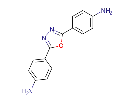Molecular Structure of 2425-95-8 (2,5-BIS(4-AMINOPHENYL)-1,3,4-OXADIAZOLE)