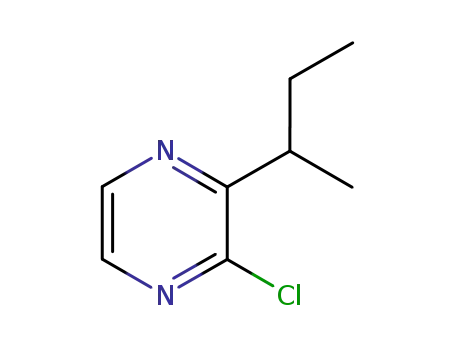 Molecular Structure of 57674-18-7 (2-Chloro-3-sec-butylpyrazine)