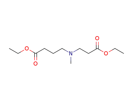 ethyl 4-[(3-ethoxy-3-oxo-propyl)-methyl-amino]butanoate