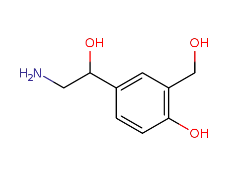 Molecular Structure of 24085-19-6 (A-1-(AMINOMETHYL)-4-HYDROXY-1,3-BENZENDIMETHANOL)