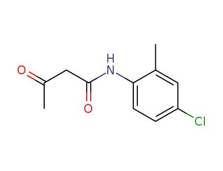Molecular Structure of 20139-55-3 (4'-Chloro-2'-methylacetoacetanilide)