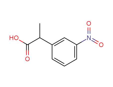 Molecular Structure of 21762-10-7 (2-Methyl-2-(3-nitrophenyl)propanoic acid)