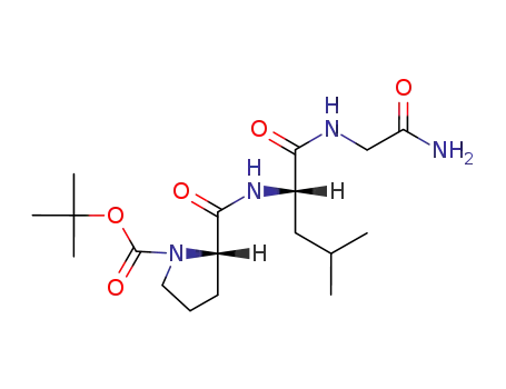 Glycinamide, 1-[(1,1-dimethylethoxy)carbonyl]-L-prolyl-L-leucyl-