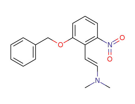 Molecular Structure of 78283-29-1 (2-benzyloxy-6-nitro-trans-β-dimethylaminostyrene)