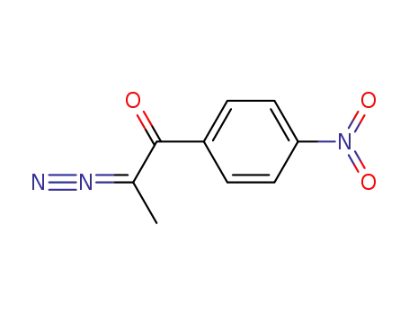 Molecular Structure of 20461-79-4 (α-diazo-p-nitropropiophenone)