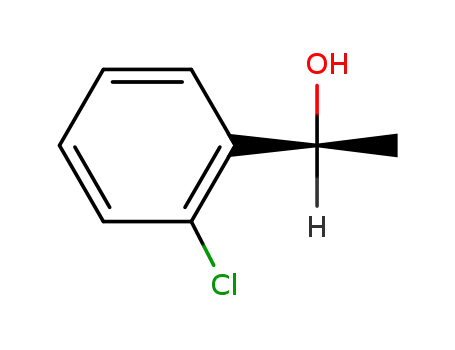 Molecular Structure of 120466-66-2 ((R)-1-(2-CHLOROPHENYL)ETHANOL)