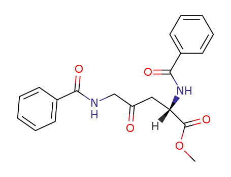 Molecular Structure of 6298-07-3 (methyl N~2~,N~5~-dibenzoyl-4-oxoornithinate)