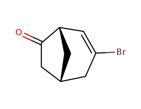 Molecular Structure of 81095-66-1 (3-bromobicyclo<3.2.1>oct-2-en-7-one)