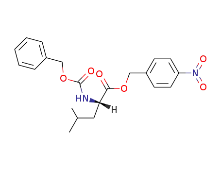 Molecular Structure of 40299-11-4 (N-carbobenzoxy-L-leucine 4-nitrobenzyl ester)