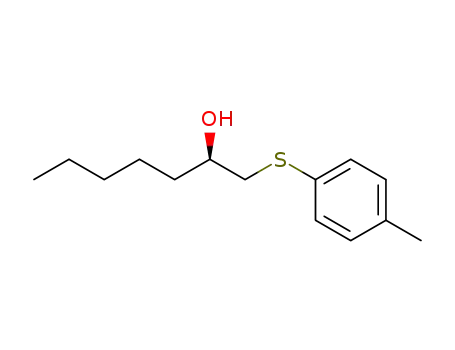 (2R)-(-)-1-(p-toluenesulfanyl)-2-heptanol