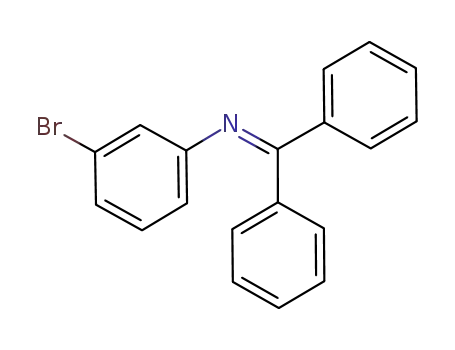 Molecular Structure of 1020180-02-2 (3-bromo-N-(diphenylmethylene)-benzenamine)