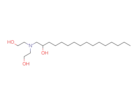 Molecular Structure of 19845-37-5 (1-[bis(2-hydroxyethyl)amino]hexadecan-2-ol)