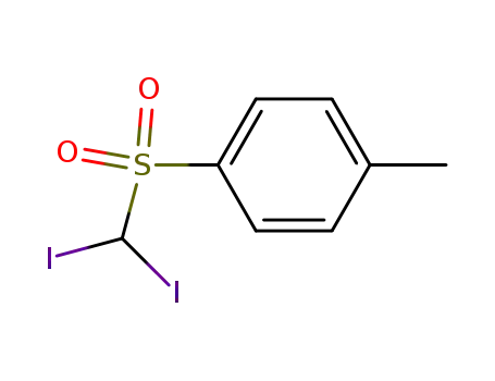 Molecular Structure of 20018-09-1 (Tolyl diiodomethyl sulfone)