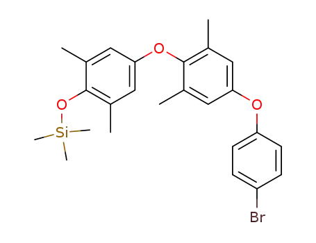 4-<4-(4-Bromphenoxy)-2,6-dimethylphenoxy>-2,6-dimethylphenoxy-trimethylsilan