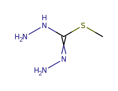 Molecular Structure of 35771-42-7 (S-methylisothiocarbohydrazide)