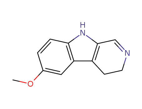 Molecular Structure of 7212-59-1 (4,9-dihydro-6-methoxy-3H-pyrido[3,4-b]indole)