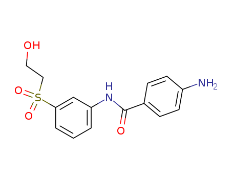 4-amino-N-[3-(2-hydroxyethylsulfonyl)phenyl]benzamide