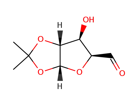 Molecular Structure of 53167-11-6 (1,2-O-ISOPROPYLIDENE-ALPHA-D-XYLO-PENTODIALDO-1,4-FURANOSE)