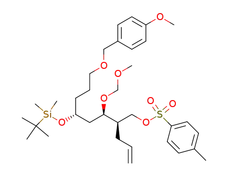 (2R)-2-[(1R,3R)-3-{[tert-butyl(dimethyl)silyl]oxy}-6-[(4-methoxybenzyl)oxy]-1-(methoxymethoxy)hexyl]-4-pentenyl 4-methylbenzenesulfonate