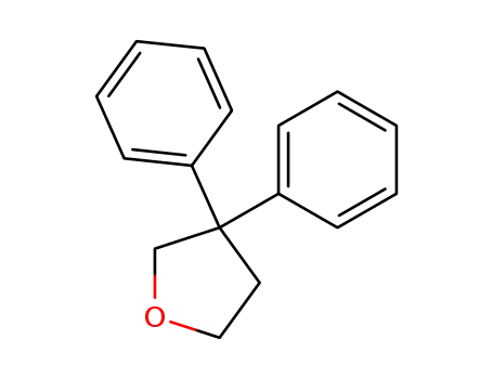 Molecular Structure of 69177-62-4 (Furan, tetrahydro-3,3-diphenyl-)