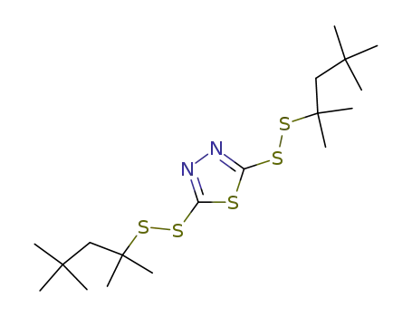 2,5-Bis((1,1,3,3-tetramethylbutyl)dithio)-1,3,4-thiadiazole
