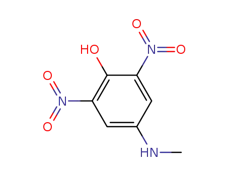 Molecular Structure of 20291-98-9 (4-(methylamino)-2,6-dinitrophenol)