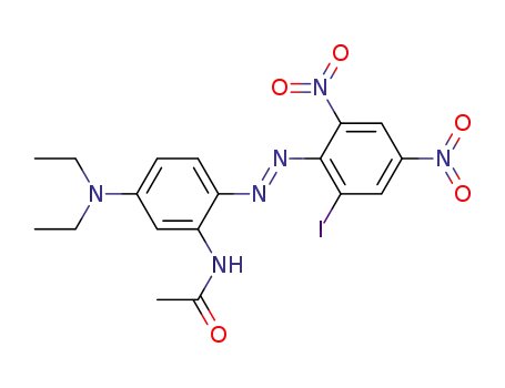 Acetamide, N-[5-(diethylamino)-2-[(2-iodo-4,6-dinitrophenyl)azo]phenyl]-