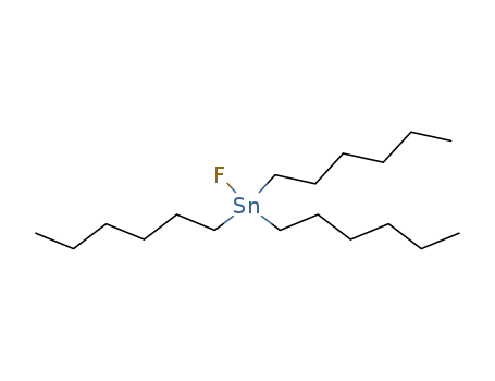 Molecular Structure of 20153-50-8 (Fluorotrihexylstannane)